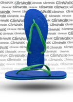 Ladies - Blue, Green, Blue sandwich flip-flop - Image 2