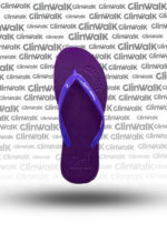 Ladies - Purple Brown half half flip-flop