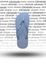 Gents - Blue flip-flop with top layer Gray